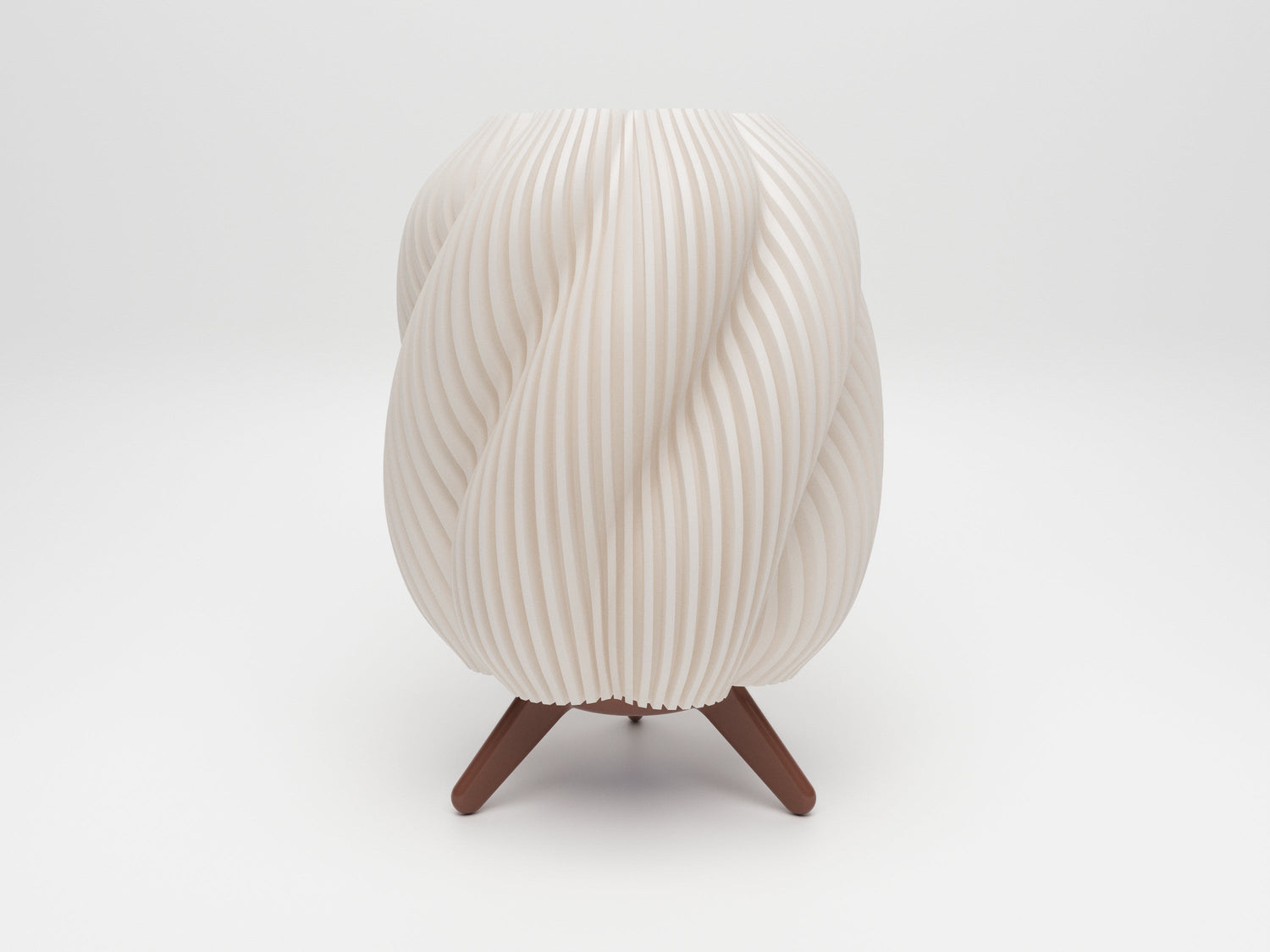 The Swirl Lamp - Sustainable Artistry. Organic Warmth