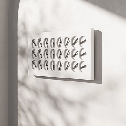 Wall Clock 24 - designed mechanical art