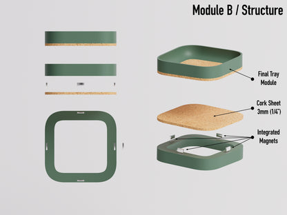 Modular Tray - Desk Organizer