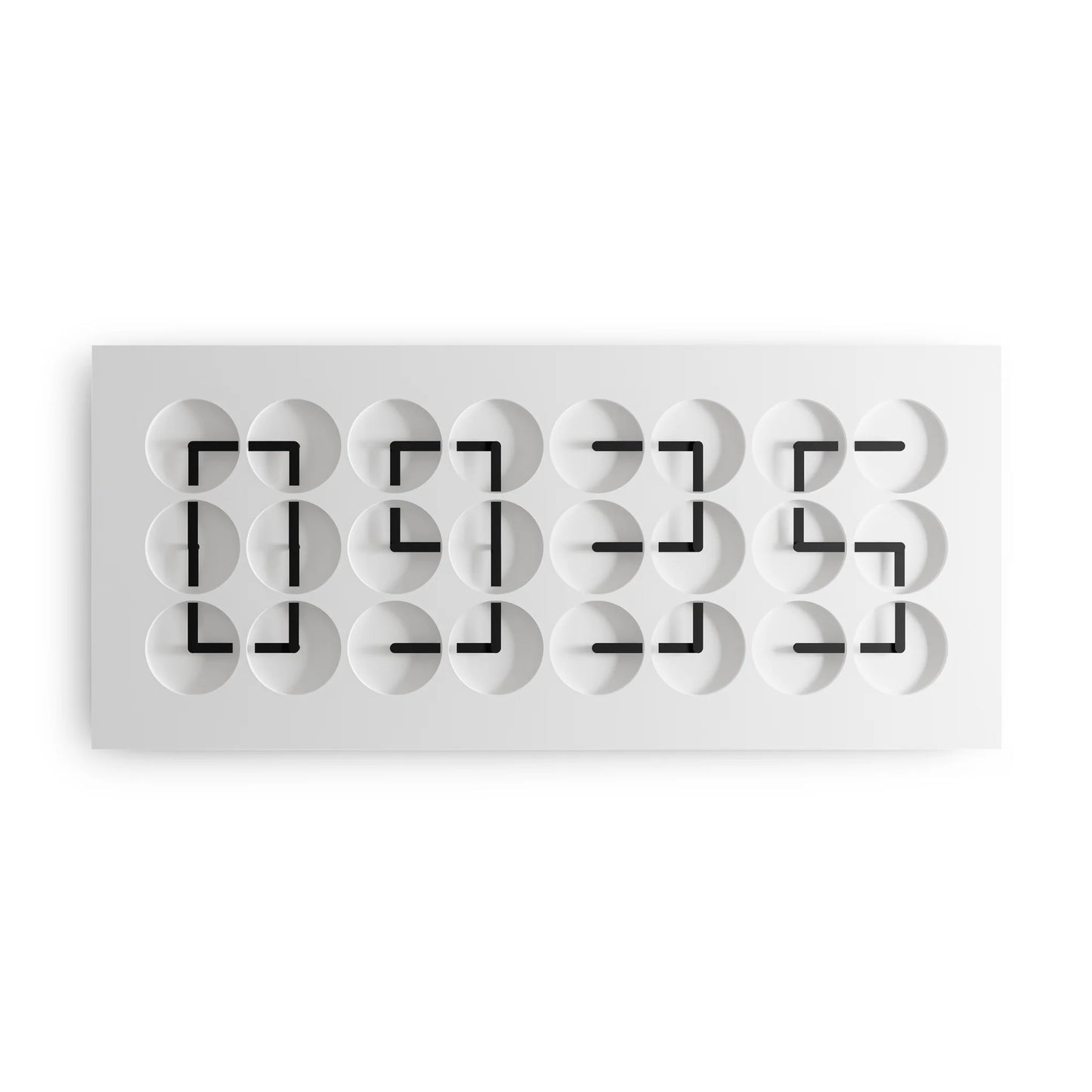 Wall Clock 24 - designed mechanical art