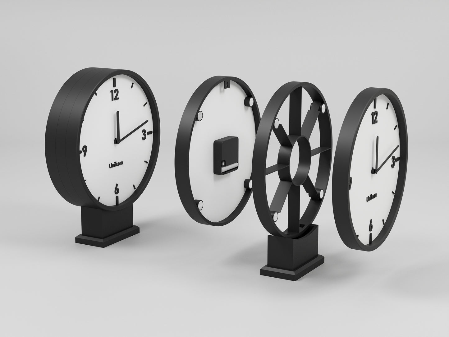 The Solarium Clock - Double Side