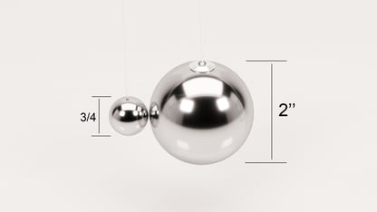 Newton's Cradle: Elegant Steel Minimalist Design. Office/Home Desk Decor (Newton Balls)