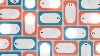 Toggle Switch Lamp in modern minimalist design