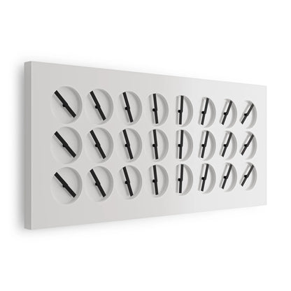 Wall Clock 24 - designed mechanical art