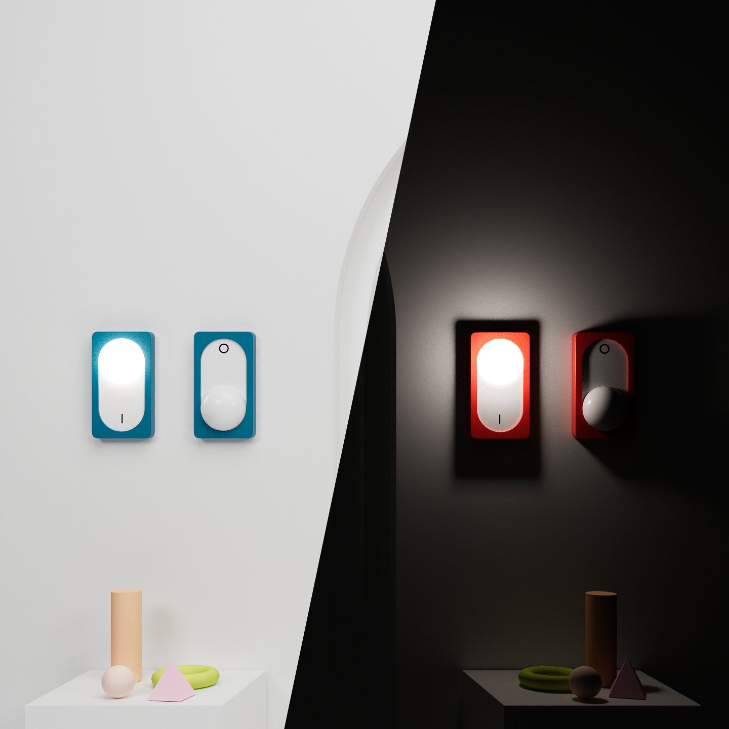 Toggle Switch Lamp in modern minimalist design
