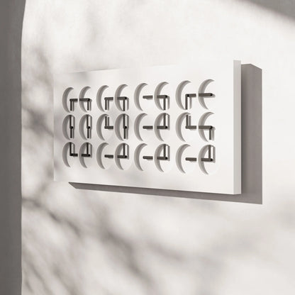 Wall Clock 24 - designed mechanical art