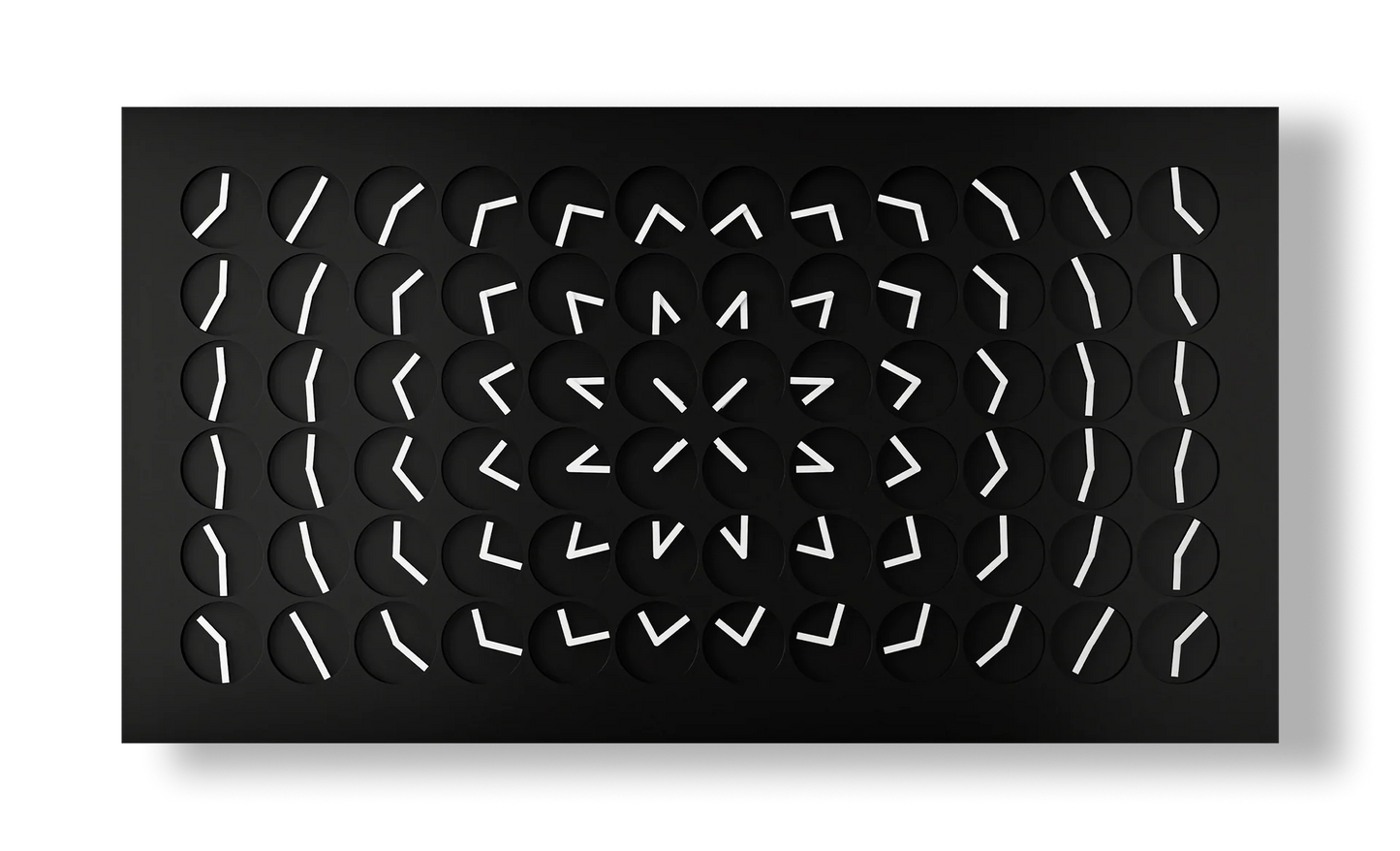 Wall Clock 24 - designed mechanical art