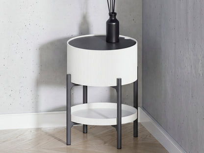 Side Table Multi-Level with Storage Space
