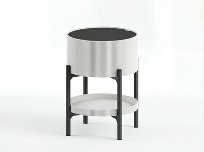 Side Table Multi-Level with Storage Space