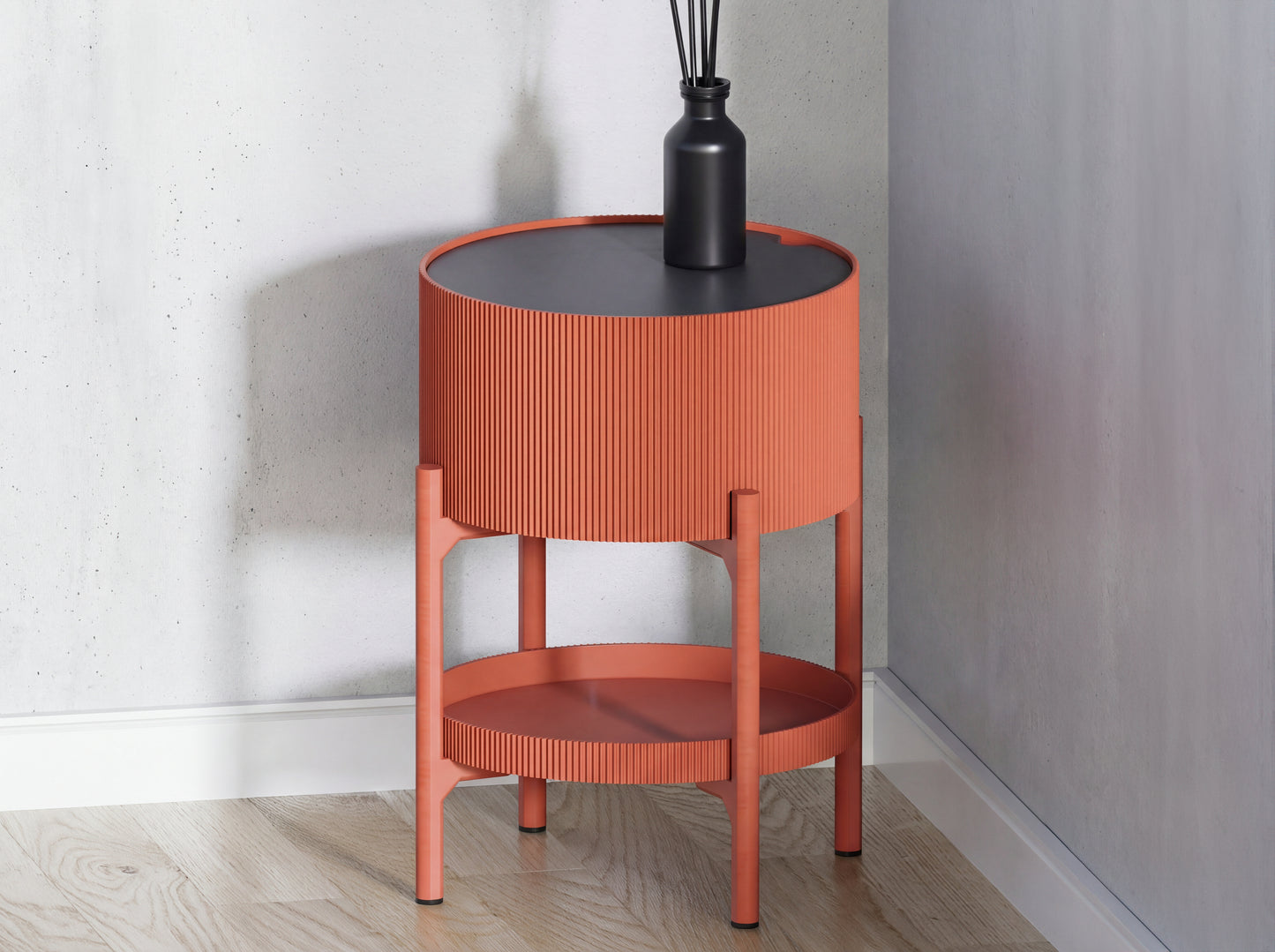 Side Table Multi-Level with Storage Space