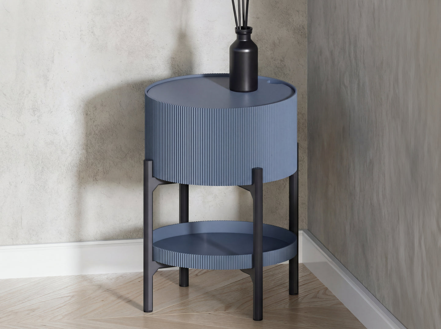 Side Table Multi-Level with Storage Space