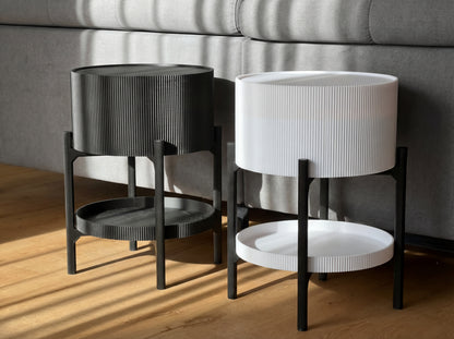 Side Table Multi-Level with Storage Space