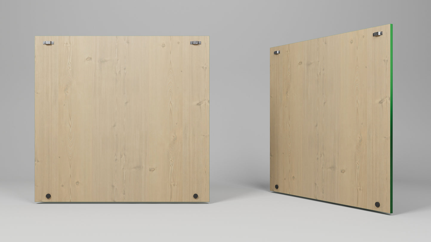 Wall Calendar Wooden Retro Design