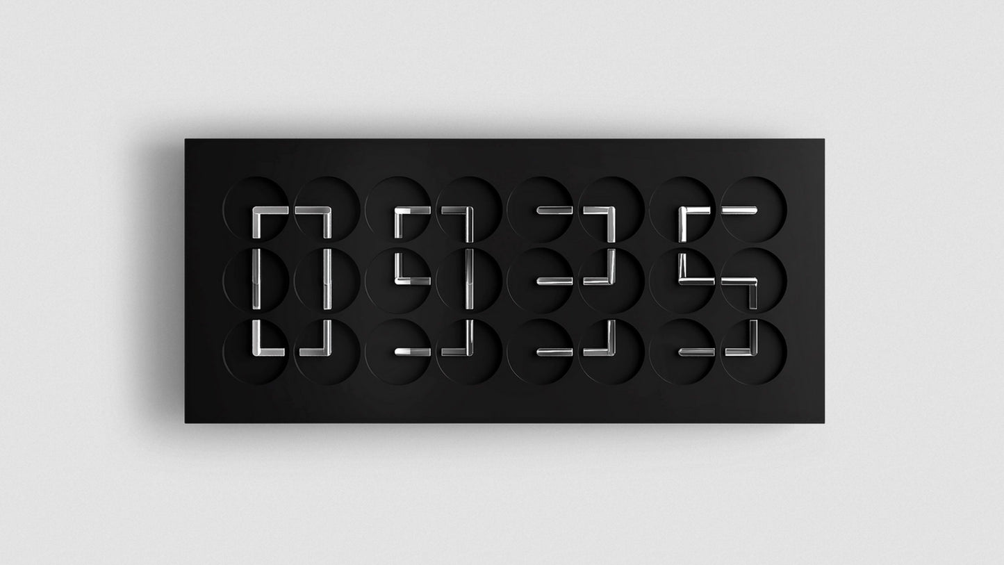 Wall Clock 24 - designed mechanical art