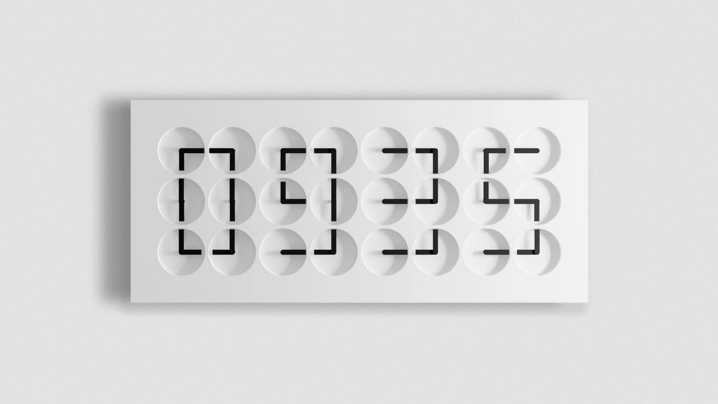 Wall Clock 24 - designed mechanical art