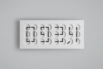 Wall Clock 24 - designed mechanical art